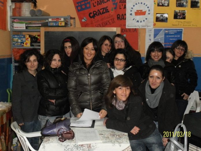 Dorotea Rao ed alcune allieve del corso
