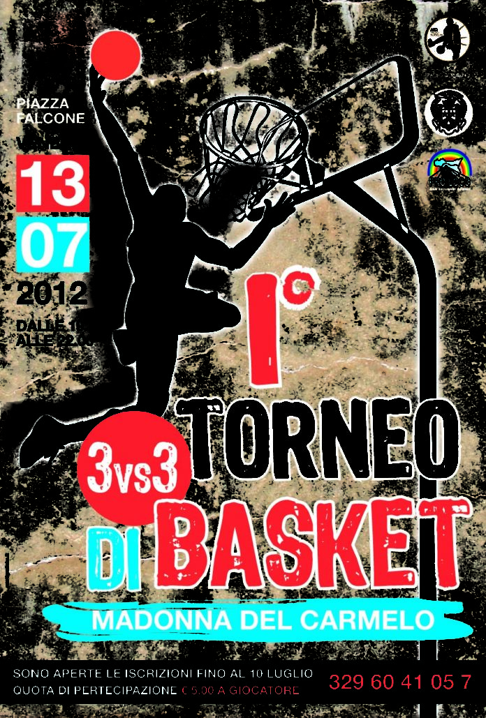 Locandina I torneo di basket 3vs3