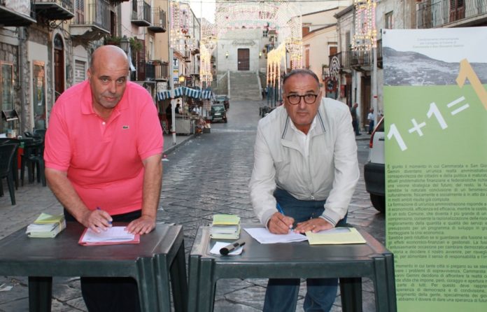 Primi firmatari referendum fusione