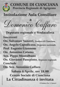 cianciana_intitolazione