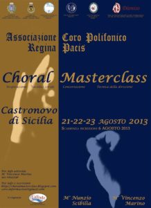 Choral Masterclass 2013 Castronovo di Sicilia