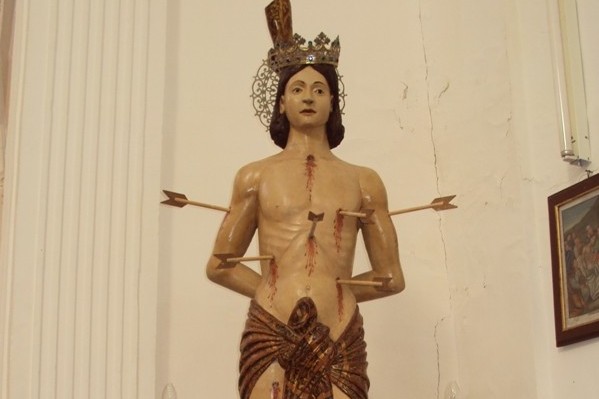 san sebastiano statua cammarata
