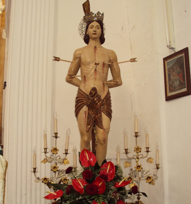 san sebastiano statua cammarata