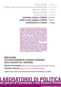 Manifesto Lab Politica 6° incontro
