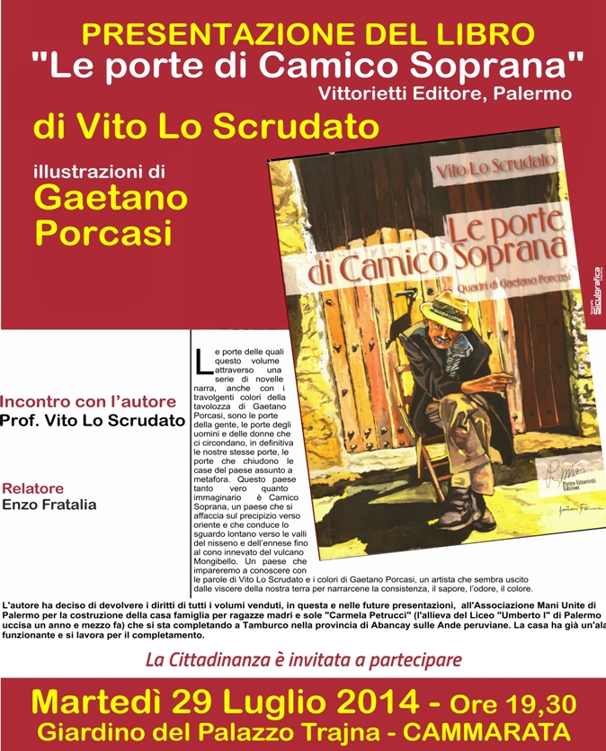 locandina libro vito lo scrudato le porte di Camico