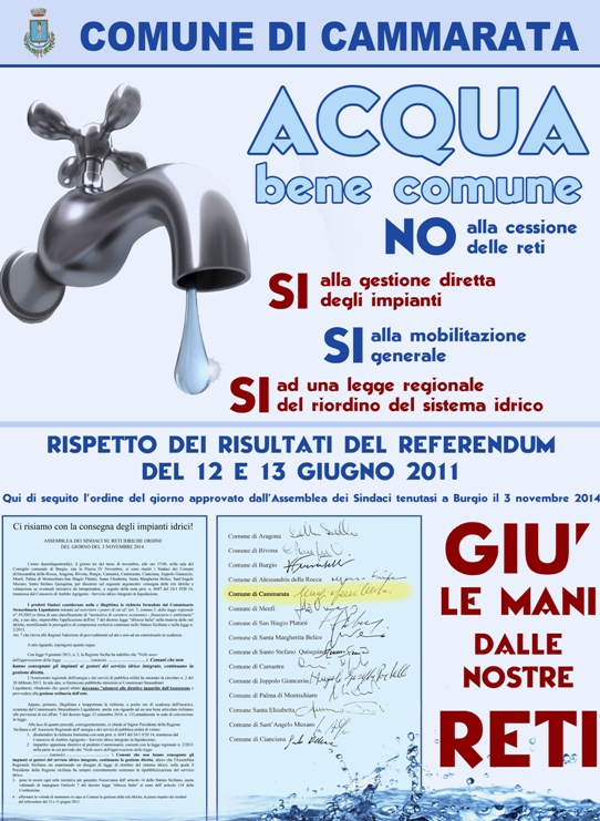 Manifesto Acqua