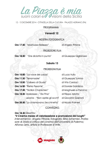 PROGRAMMA
