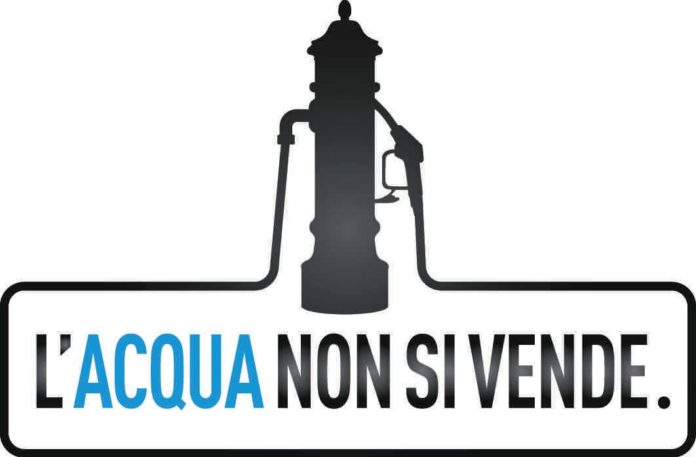 acqua non si vende+