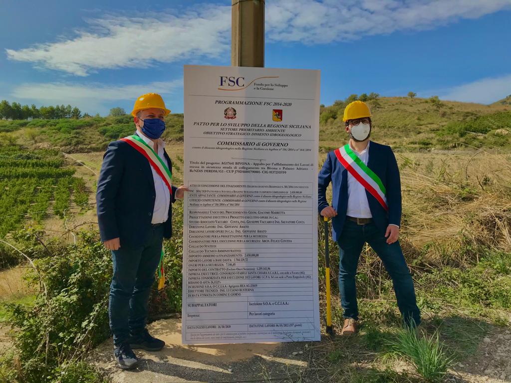 Cinà - Granà affidamento lavori palazzo adriano bivona