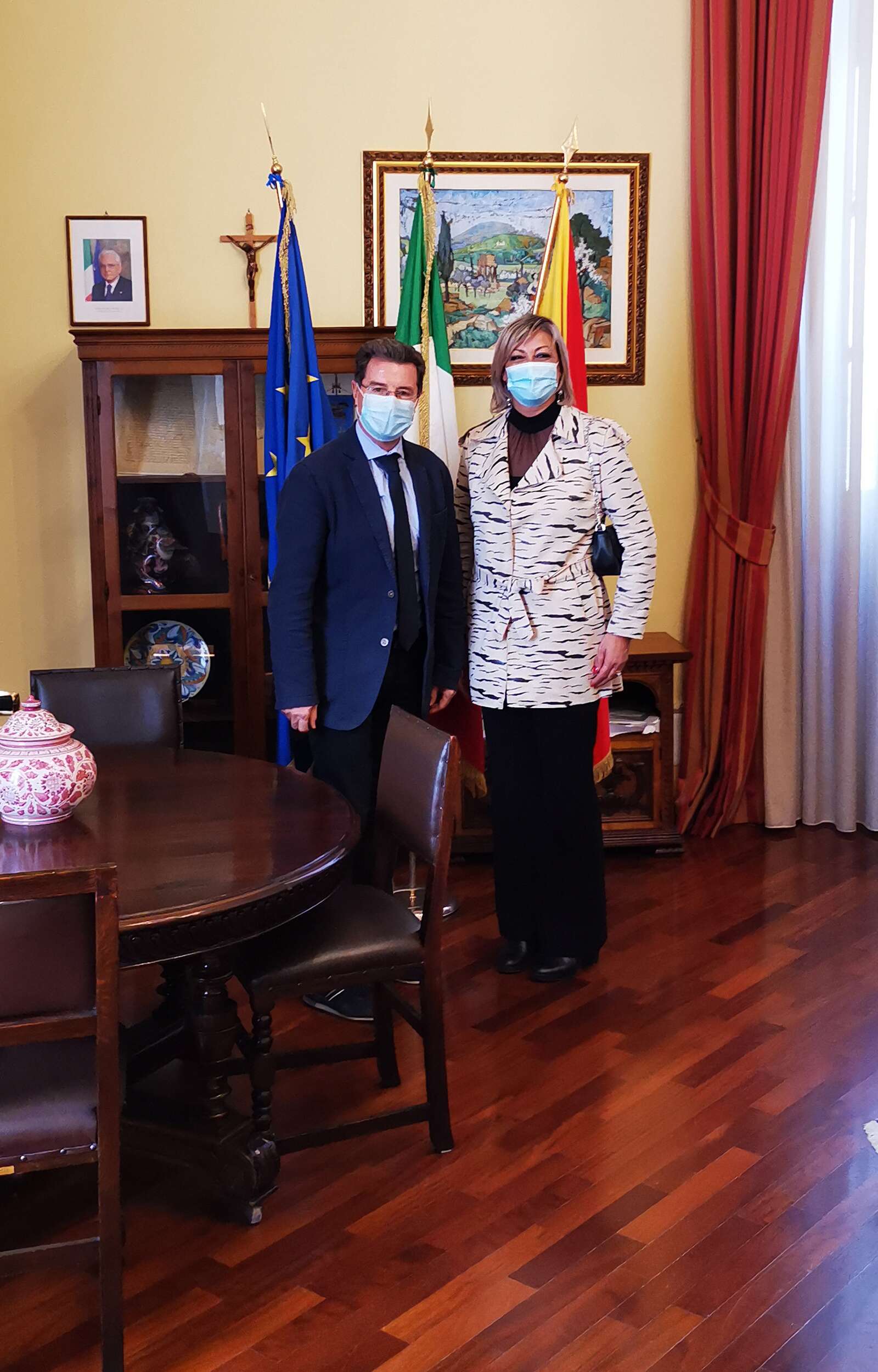 Sindaco Villalba e Commissario Raffo
