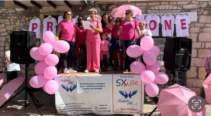 Prevenire è vita, Camminata in Rosa